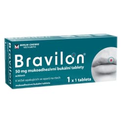 BRAVILON 50MG BUC TBL ADH 1X1