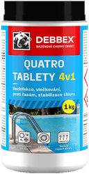 DEBBEX Quatro Maxi tablety 4v1 5×200 g