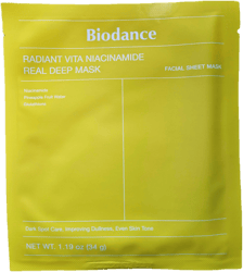 Biodance Radiant Vita Niacinamide hydrogelová plátýnková maska