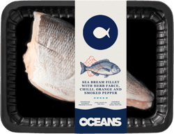 Oceans Filet pražmy s bylinkovou fáší, chilli, pomerančem a uzeným pepřem