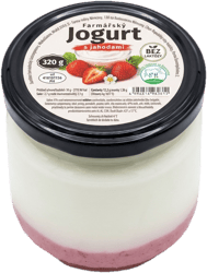Farma rodiny Němcovi Farmer’s strawberry yogurt lactose free