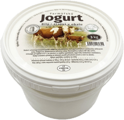 Farma rodiny Němcovi Farm-style plain yogurt