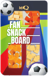 Deli Q Fan Snack Board Výběr sýrů