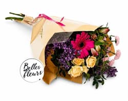 Belles Fleurs Kytice fialovo-růžová