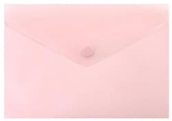 Luma Document cover with flap and snap button A6, pink