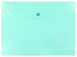 Luma Document cover with flap and snap button A4, green