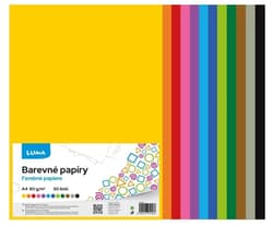 Luma Papír barevný složka A4, 60 listů