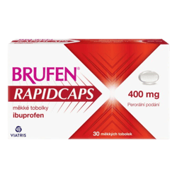 BRUFEN RAPIDCAPS 400MG Měkká tobolka 30