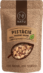 Natu Pistácie neloupané pražené solené