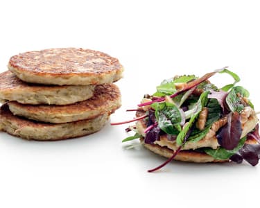 Bramboráky s kozím sýrem