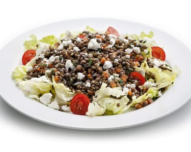 Čočkový salát se sýrem feta