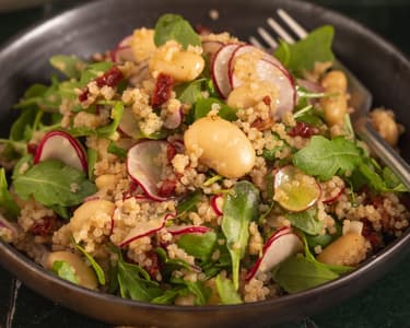 Butter Bean Salad with Sun-Dried Tomatoes and Quinoa