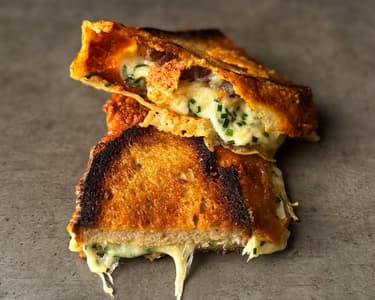 Grilled cheese sandwich by Pavel Berky