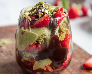 Dubai Dessert with Strawberries