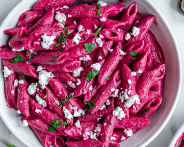 Barbie pasta z pečené řepy