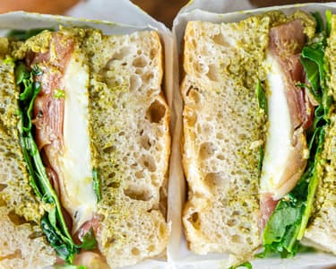 Focaccia sandwich