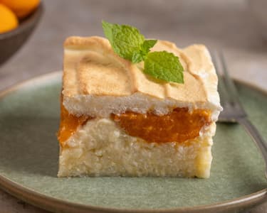Rice Pudding Bake with Quark and Apricots