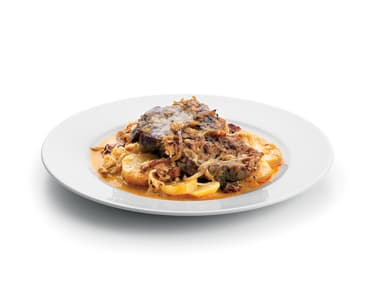 Vepřová krkovice se zelím