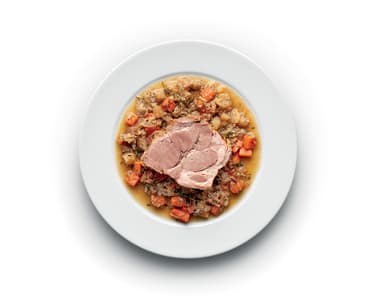 Vepřová krkovice s rozmarýnem pečená v mléce