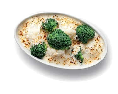 Gratinovaný květák a brokolice