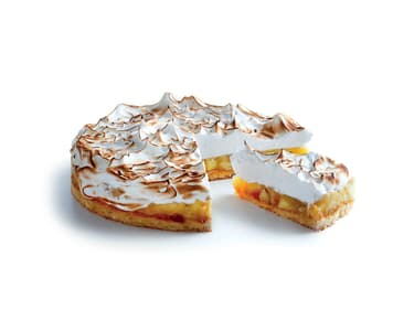 Jablkový koláč se sněhem