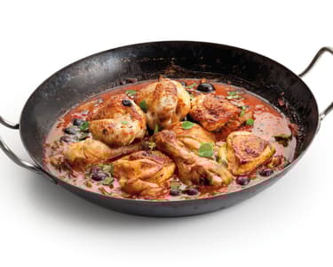 Kuře s rajčaty a olivami