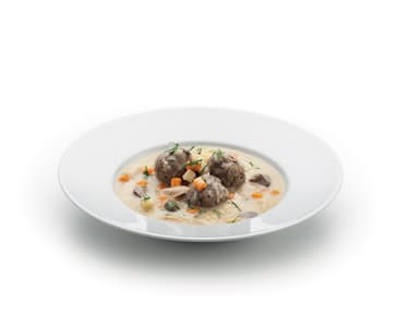 Drůbeží kaldoun s játrovými knedlíčky