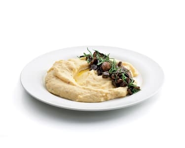 Polenta s houbovým ragú