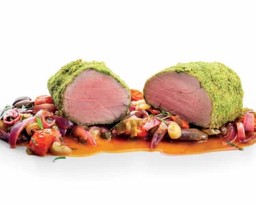 Vepřová panenka v bylinkové krustě