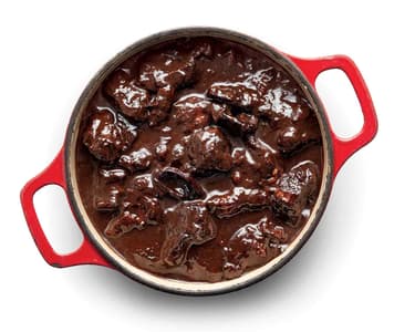 Hovězí na švestkách se slivovicí