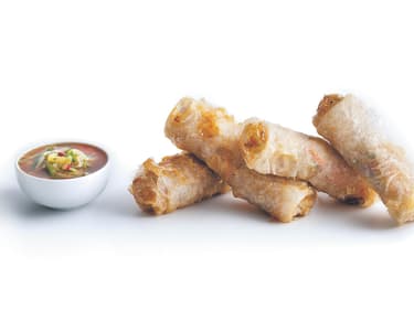 Jarní rolky s drůbežím masem