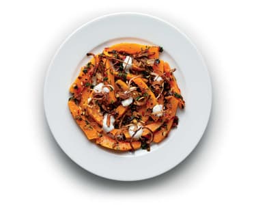 Pečená dýně s pistáciemi