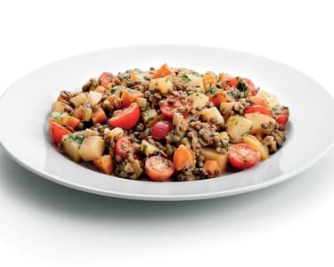 Čočka s bramborami