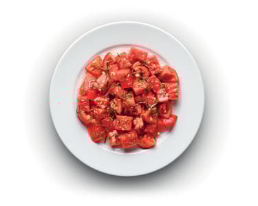 Salát z rajčat a vodního melounu