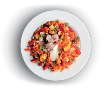 Mrkvový salát s tuňákem