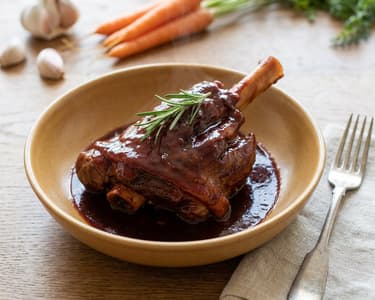 Lamb Shank in Wine