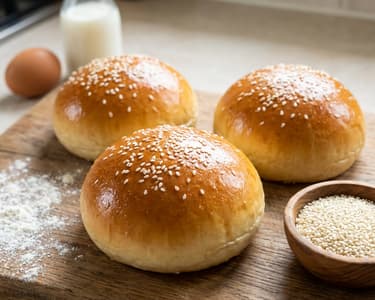 Domácí bulky na hamburgery