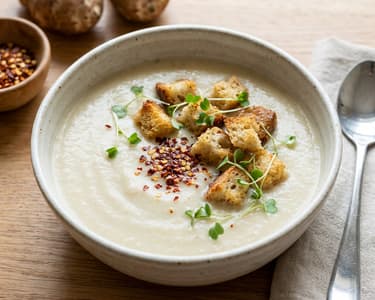 Topinamburová krémová polévka