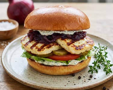 Halloumi burger