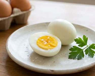 Hard-boiled eggs