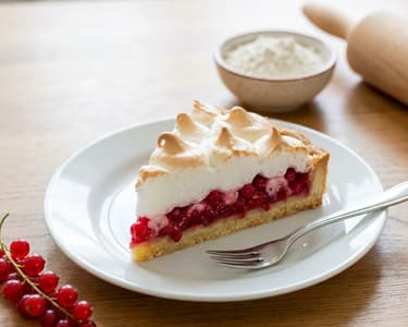 Redcurrant Pie with Meringue
