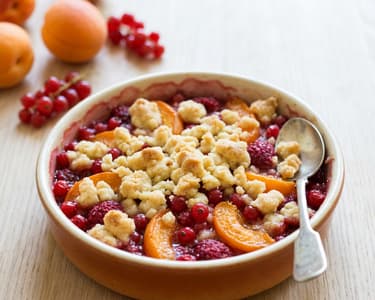 Fruit Crumble from the Grill