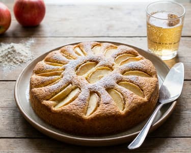 Jablečný koláč s limonádou
