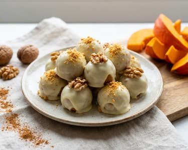 Dýňové hromádky v čokoládě