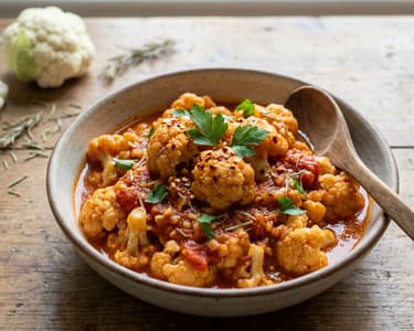 Květák s chilli a rozmarýnem