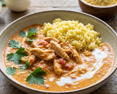 Chicken Paprikash with Millet