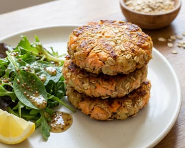 Lososové bramboráky 