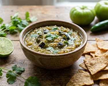 Salsa ze zelených rajčat