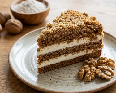 Špaldový medovník