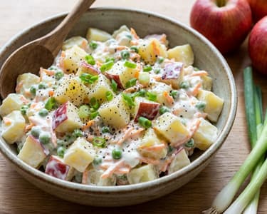 Potato Salad with Yogurt and Apples